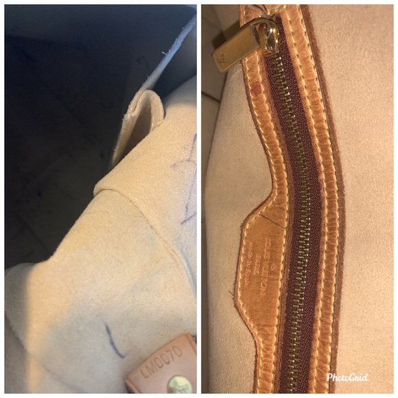 AUTH. Louis Vuitton looping Monogram canvas bag - Picture 6 of 8